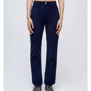 NWT Re/Done 70s Loose Flare in Black